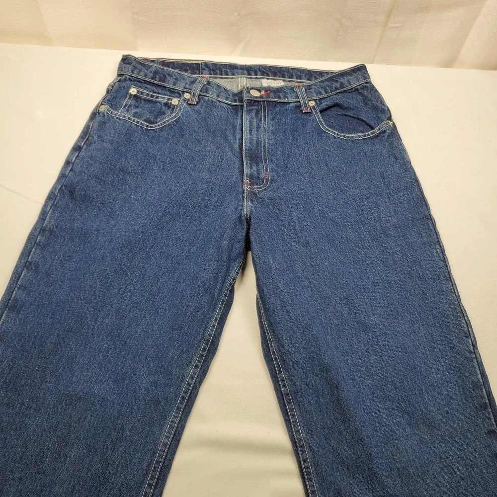 Jordache Mom Jeans Size 13/14 Long Dark Blue EUC